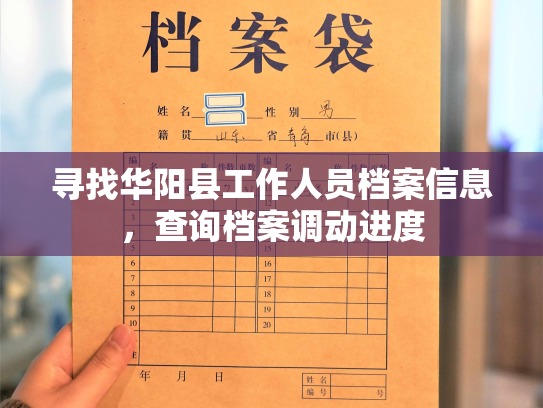 寻找华阳县工作人员档案信息，查询档案调动进度