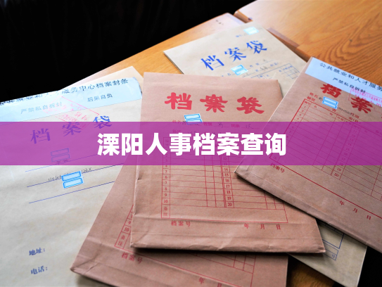 溧阳人事档案查询