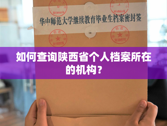 如何查询陕西省个人档案所在的机构？