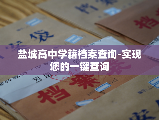 盐城高中学籍档案查询-实现您的一键查询