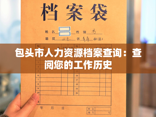 包头市人力资源档案查询：查阅您的工作历史