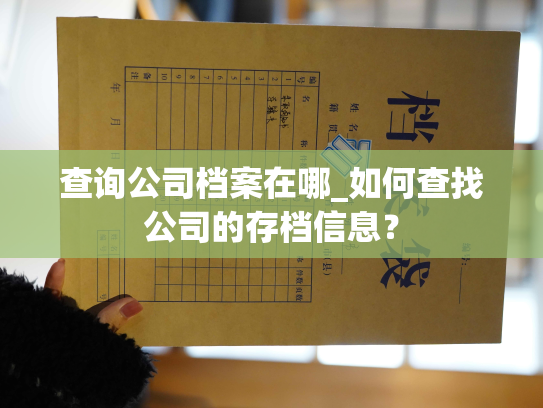 查询公司档案在哪_如何查找公司的存档信息？