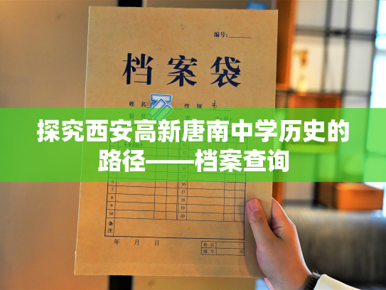 探究西安高新唐南中学历史的路径——档案查询
