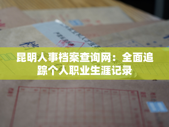 昆明人事档案查询网：全面追踪个人职业生涯记录