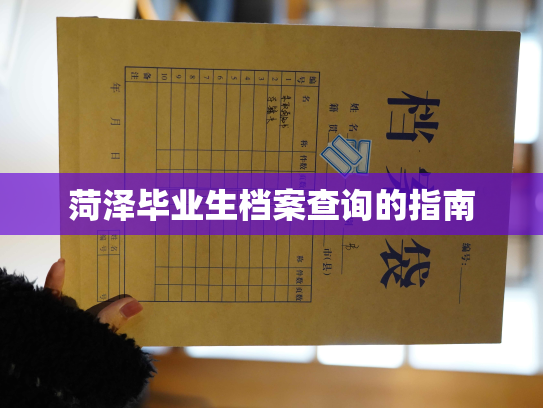 菏泽毕业生档案查询的指南