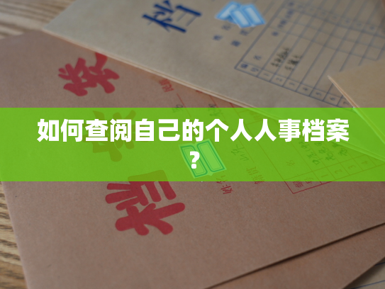 如何查阅自己的个人人事档案？