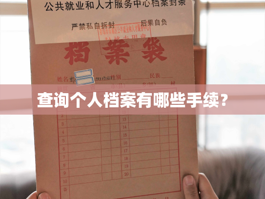 查询个人档案有哪些手续？