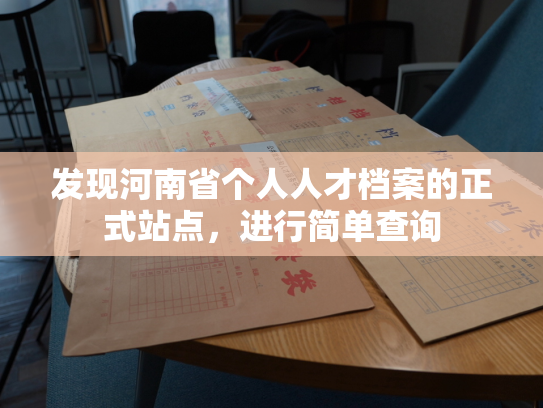 发现河南省个人人才档案的正式站点，进行简单查询