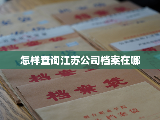 怎样查询江苏公司档案在哪