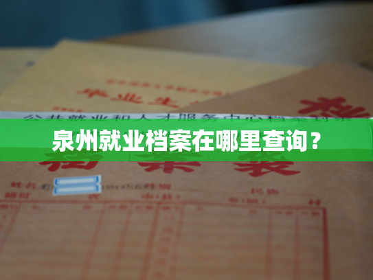 泉州就业档案在哪里查询？