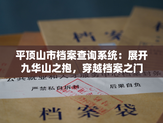 平顶山市档案查询系统：展开九华山之抱，穿越档案之门