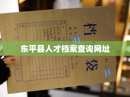 东平县人才档案查询网址
