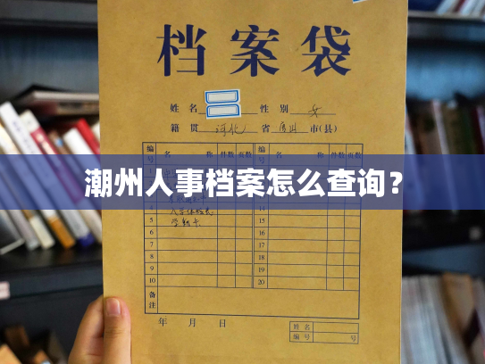 潮州人事档案怎么查询？
