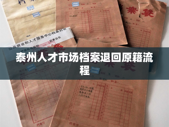 泰州人才市场档案退回原籍流程