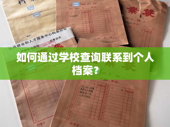 如何通过学校查询联系到个人档案？