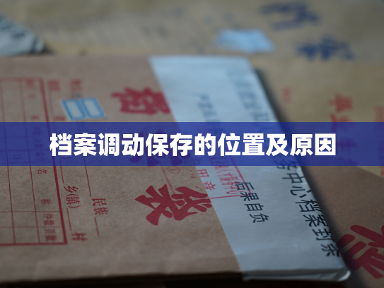 档案调动保存的位置及原因