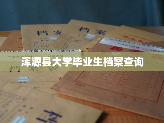 浑源县大学毕业生档案查询