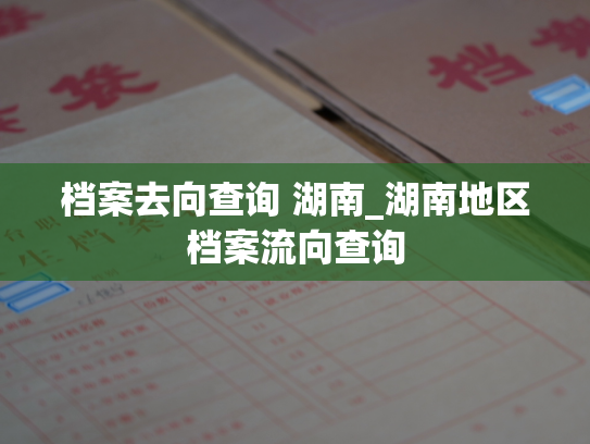 档案去向查询 湖南_湖南地区档案流向查询