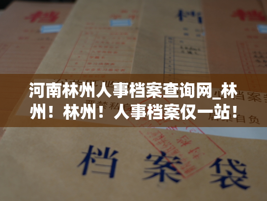 河南林州人事档案查询网_林州！林州！人事档案仅一站！