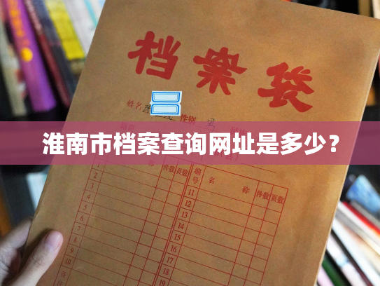 淮南市档案查询网址是多少？