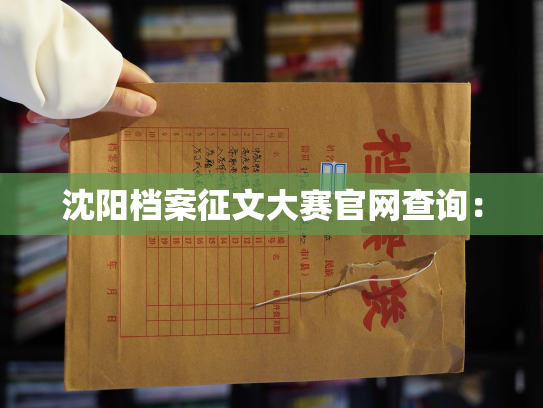沈阳档案征文大赛官网查询：