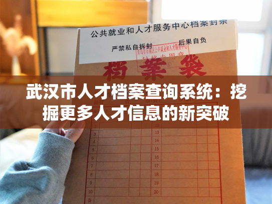 武汉市人才档案查询系统：挖掘更多人才信息的新突破