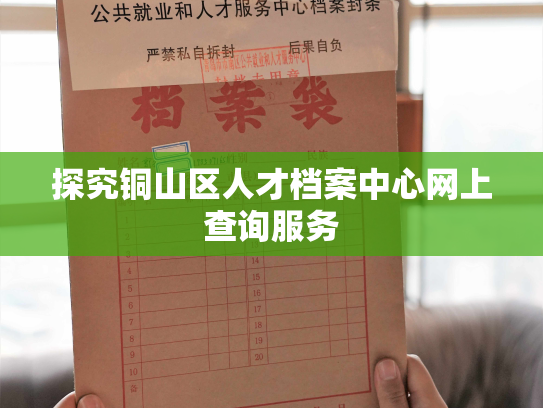 探究铜山区人才档案中心网上查询服务