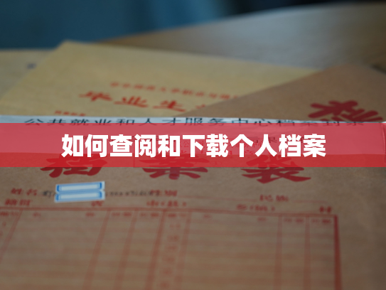 如何查阅和下载个人档案