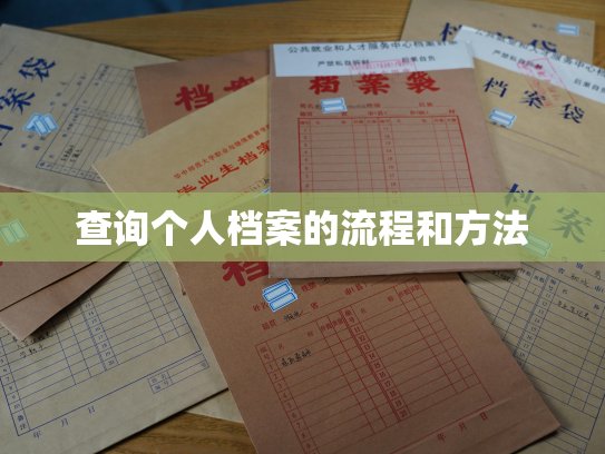 查询个人档案的流程和方法