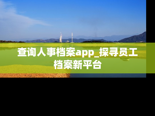 查询人事档案app_探寻员工档案新平台