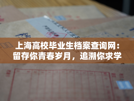 上海高校毕业生档案查询网：留存你青春岁月，追溯你求学足迹。