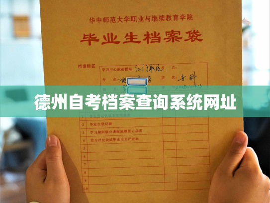 德州自考档案查询系统网址
