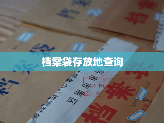 档案袋存放地查询