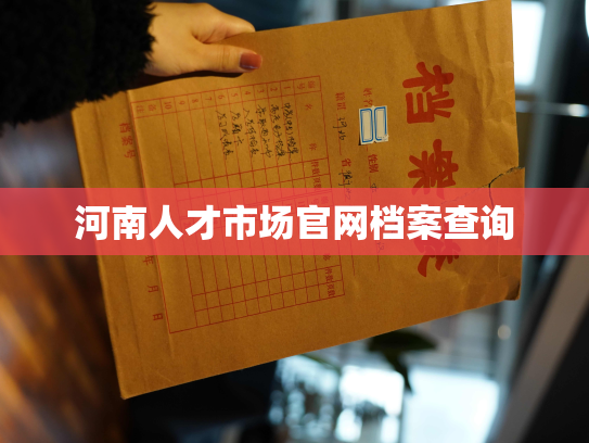 河南人才市场官网档案查询