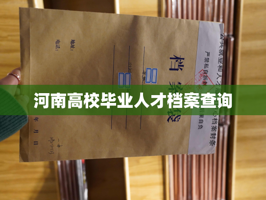 河南高校毕业人才档案查询