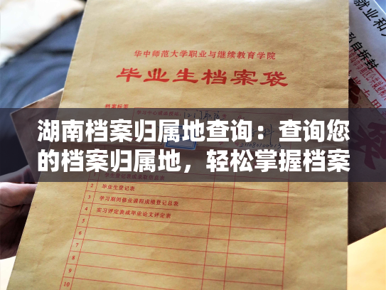 湖南档案归属地查询：查询您的档案归属地，轻松掌握档案去向