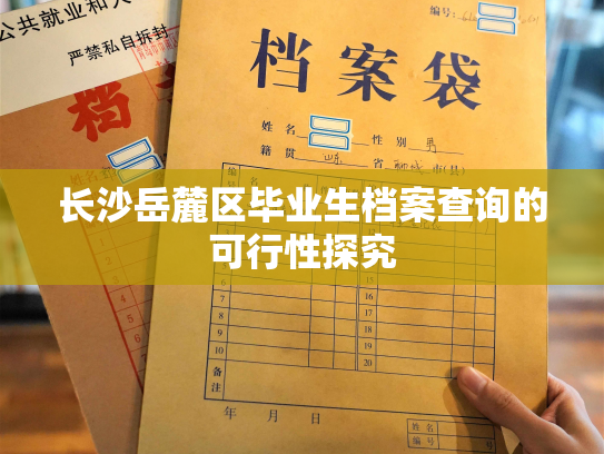 长沙岳麓区毕业生档案查询的可行性探究