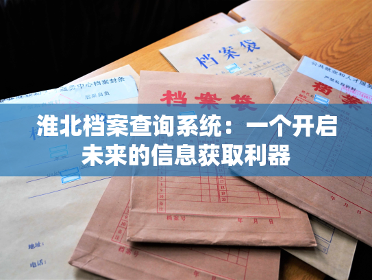 淮北档案查询系统：一个开启未来的信息获取利器