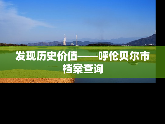 发现历史价值——呼伦贝尔市档案查询