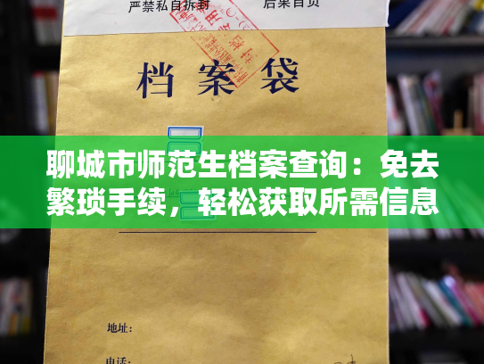 聊城市师范生档案查询：免去繁琐手续，轻松获取所需信息
