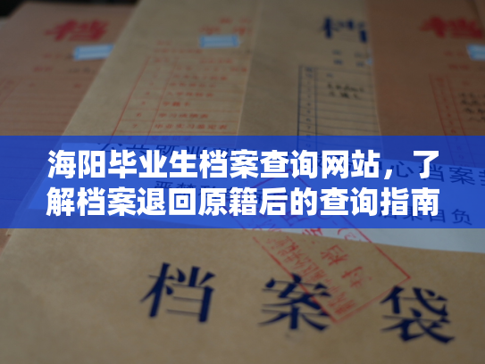 海阳毕业生档案查询网站，了解档案退回原籍后的查询指南