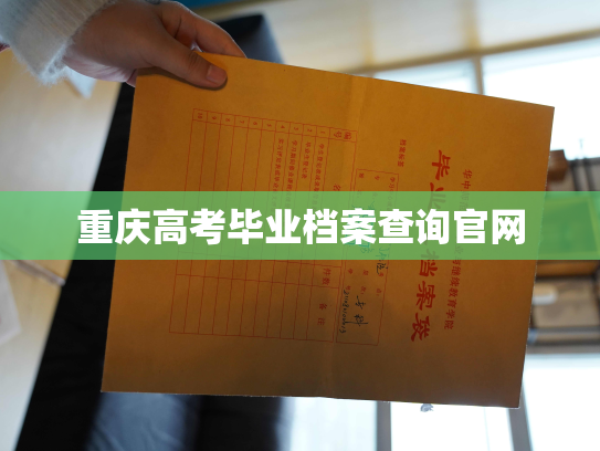 重庆高考毕业档案查询官网