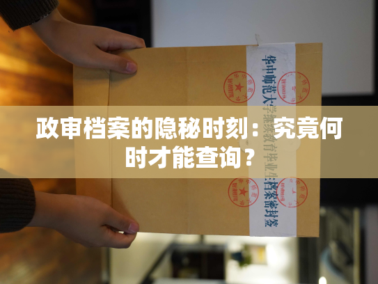 政审档案的隐秘时刻：究竟何时才能查询？