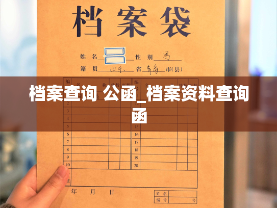 档案查询 公函_档案资料查询函