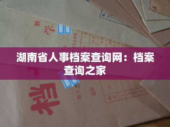湖南省人事档案查询网：档案查询之家