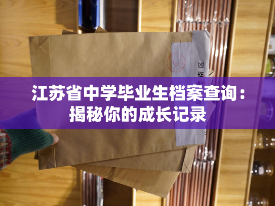 江苏省中学毕业生档案查询：揭秘你的成长记录