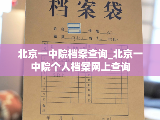 北京一中院档案查询_北京一中院个人档案网上查询