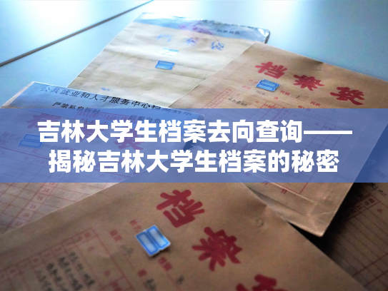 吉林大学生档案去向查询——揭秘吉林大学生档案的秘密