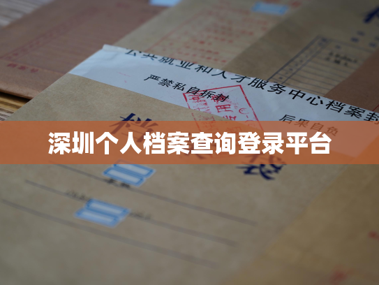 深圳个人档案查询登录平台
