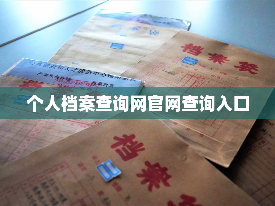 个人档案查询网官网查询入口